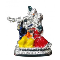 Radha Krishan Idol (Silver Plated) 